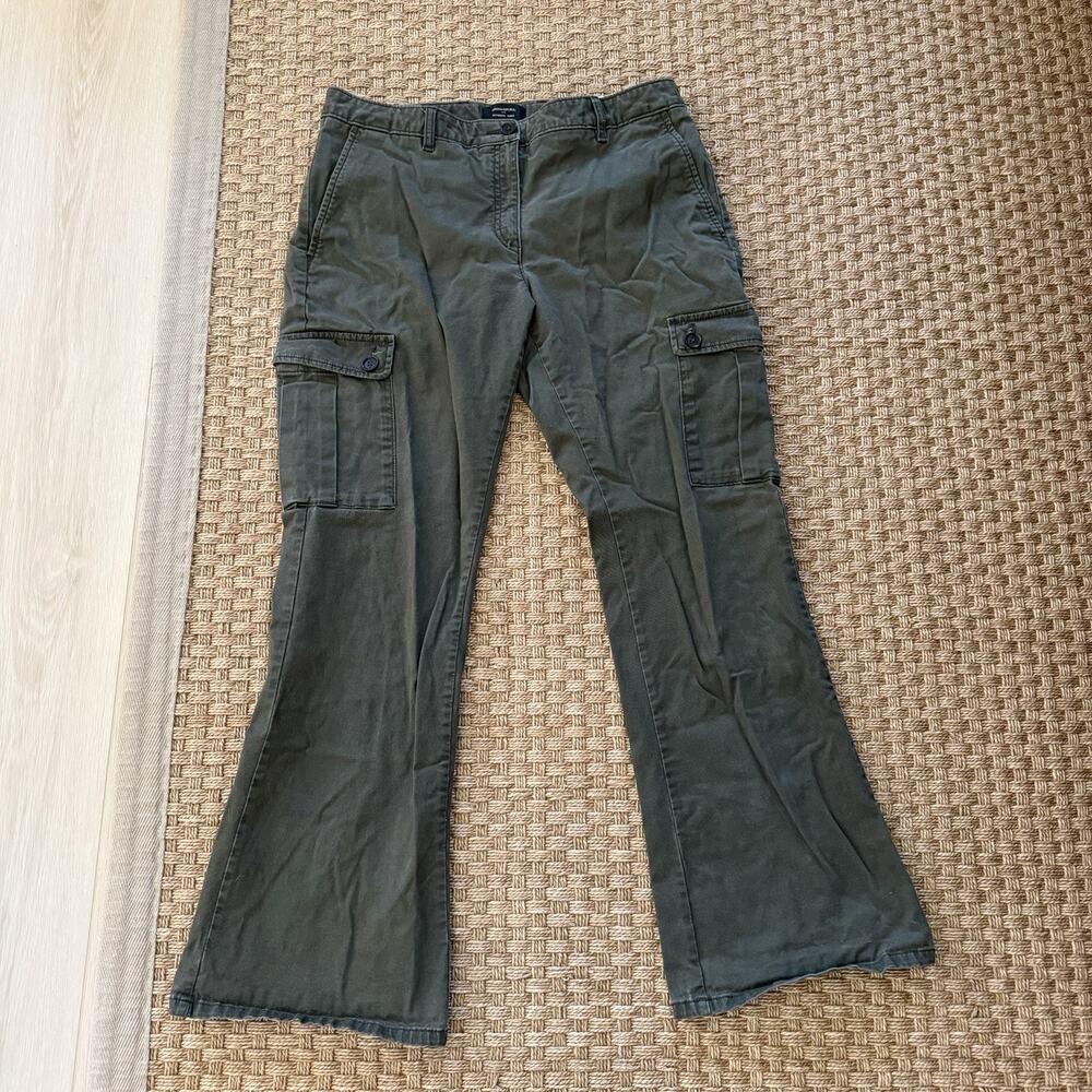 Banana Republic Authentic Chino Olive Green Cargo Pants Women’s Size 10